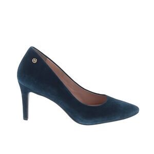 Taryn Rose Women's Blue Suede Pointed Toe Pumps Size 9 Formal Heel